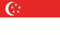 Singapore Flag by www.countries-ofthe-world.com