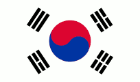 South Korea Flag by www.countries-ofthe-world.com