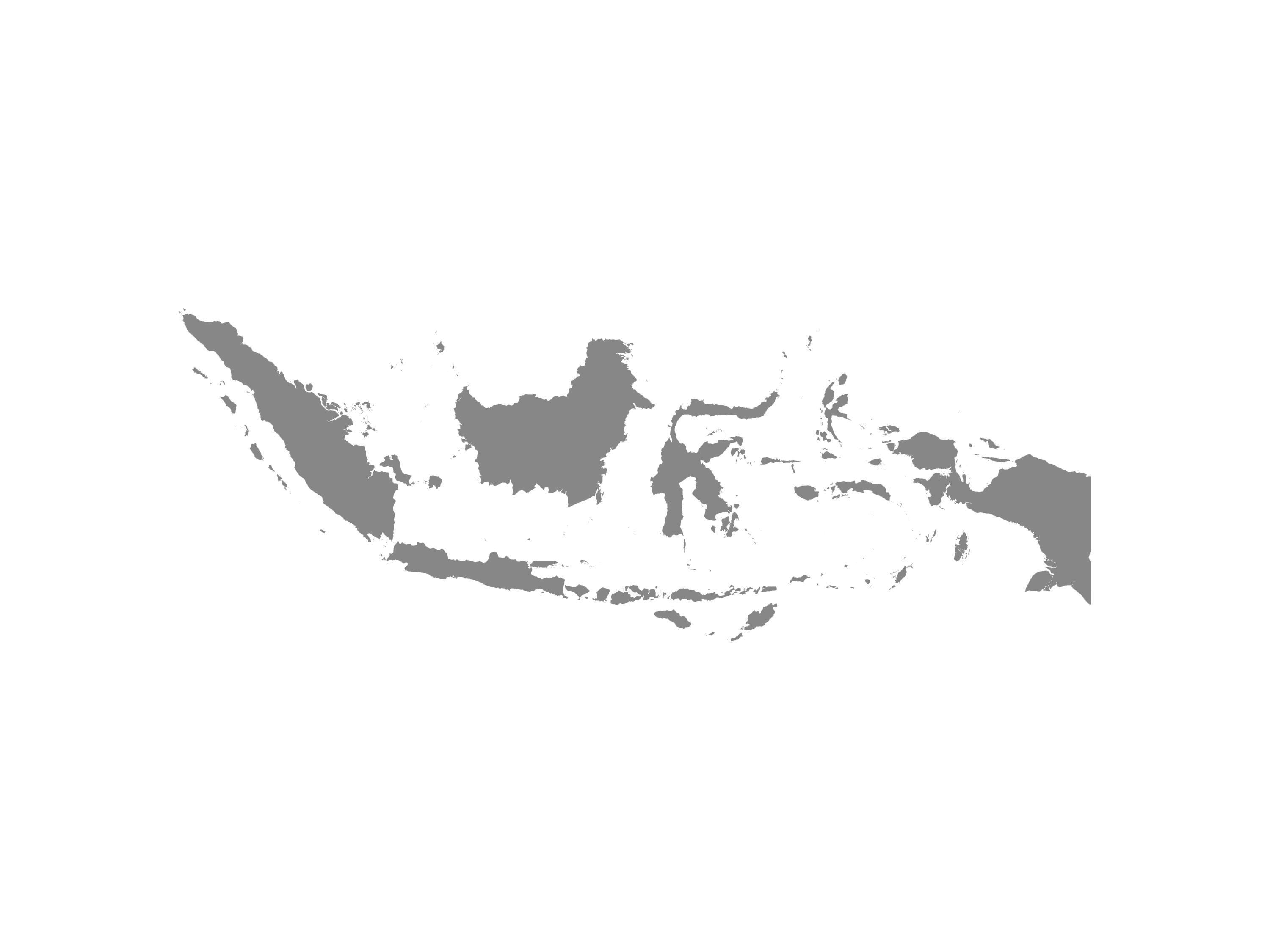 Indonesia - Single Color by FreeVectorMaps.com