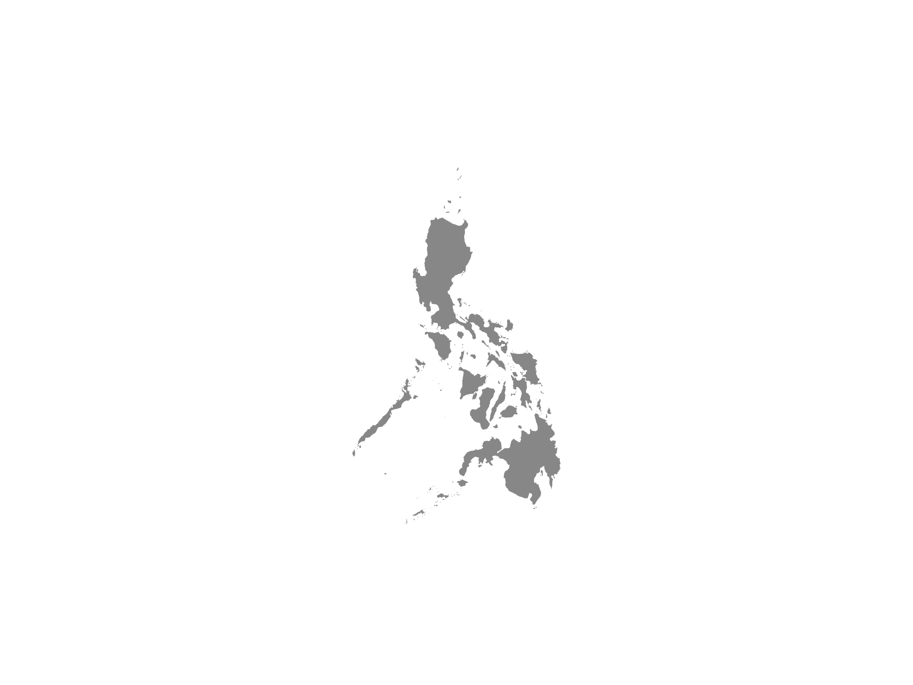 Philippines - Single Color by FreeVectorMaps.com