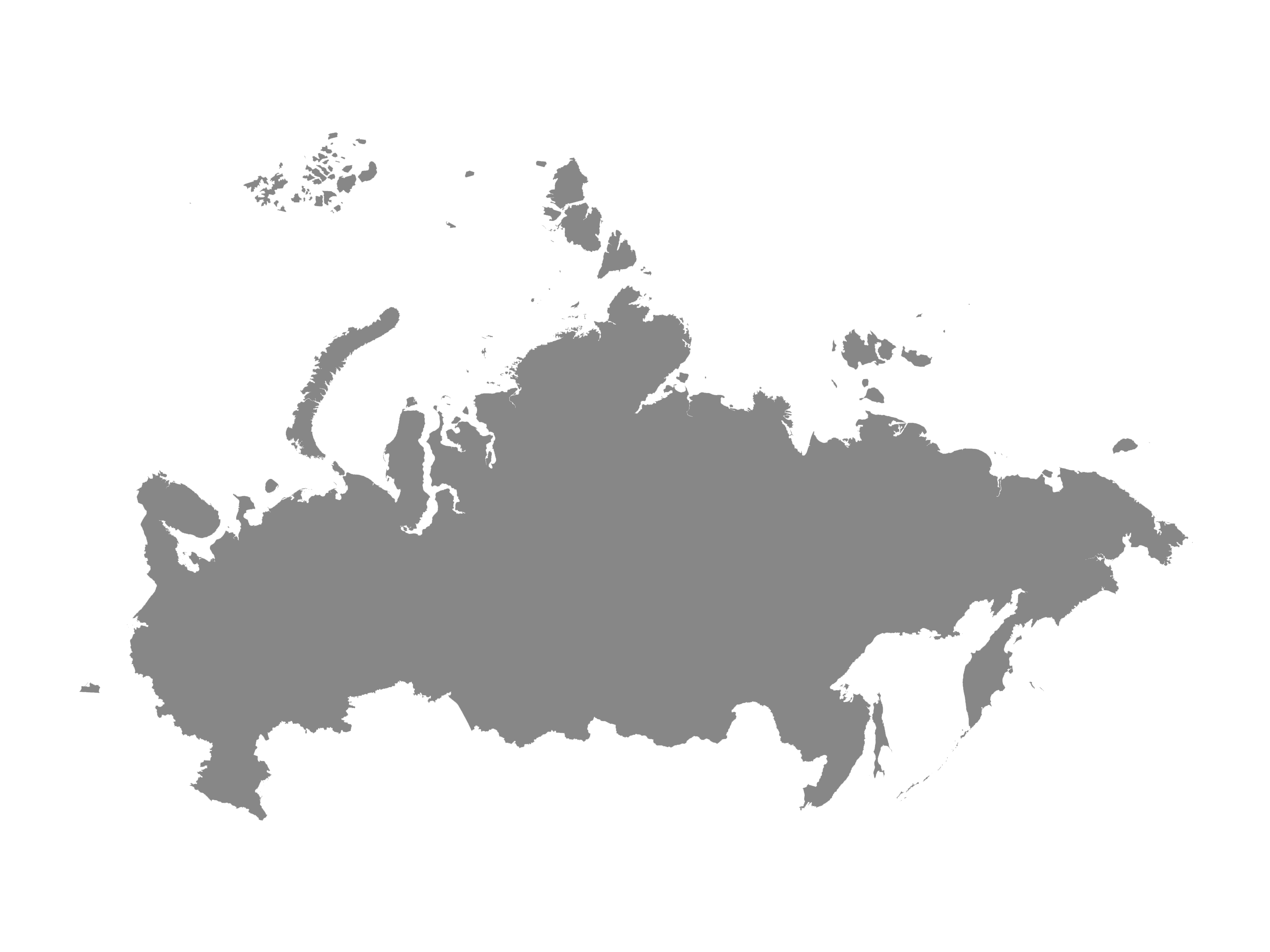 Russia - Single Color by FreeVectorMaps.com